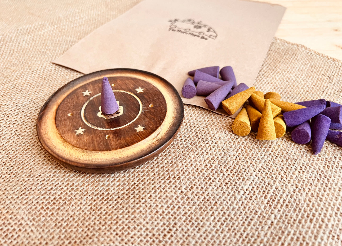 Handmade fair trade summer mixed incense cones home fragrance incense honeysuckle lavender violet incense