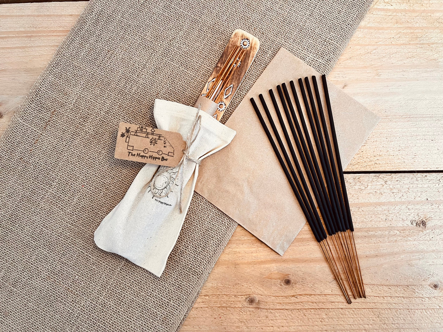 Cedarwood & Spice long incense sticks, handmade Warm woody & spiced home fragrance incense sticks 