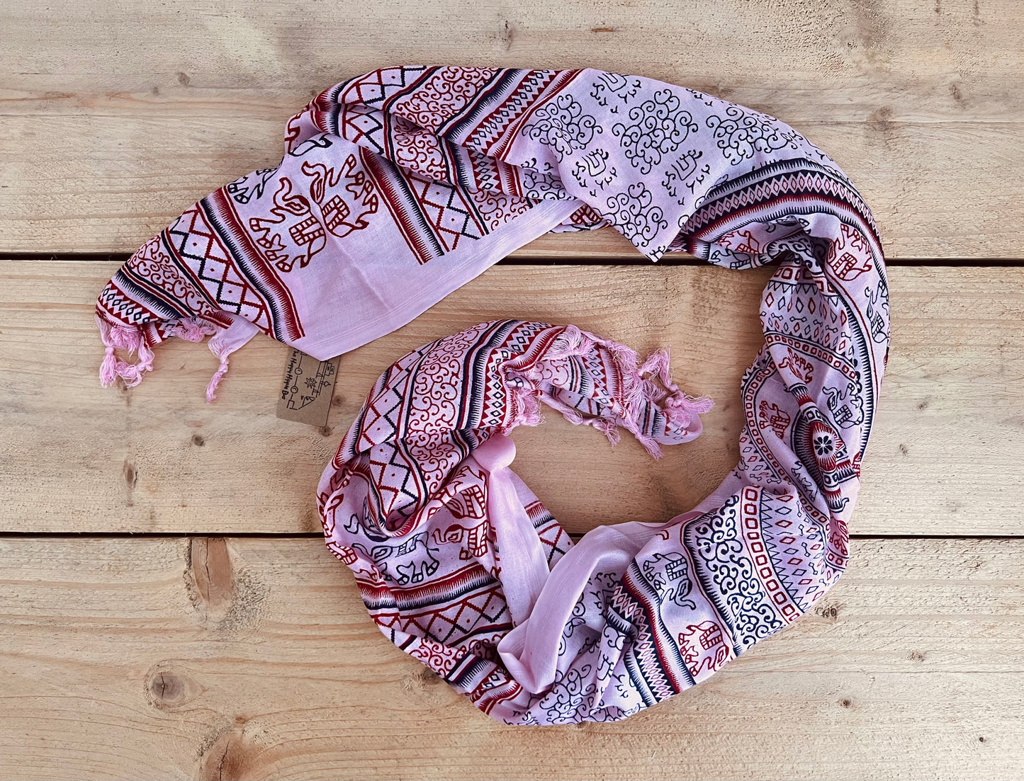 Mandala Print Boho Scarf