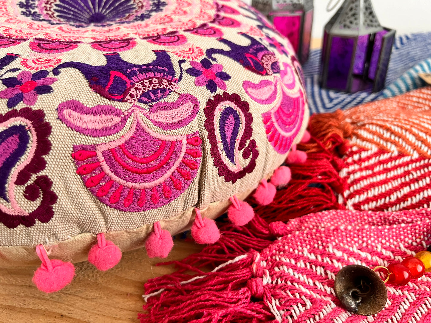 Hippie Home Decor Set - Boho, Meditation & Relaxation Bundle