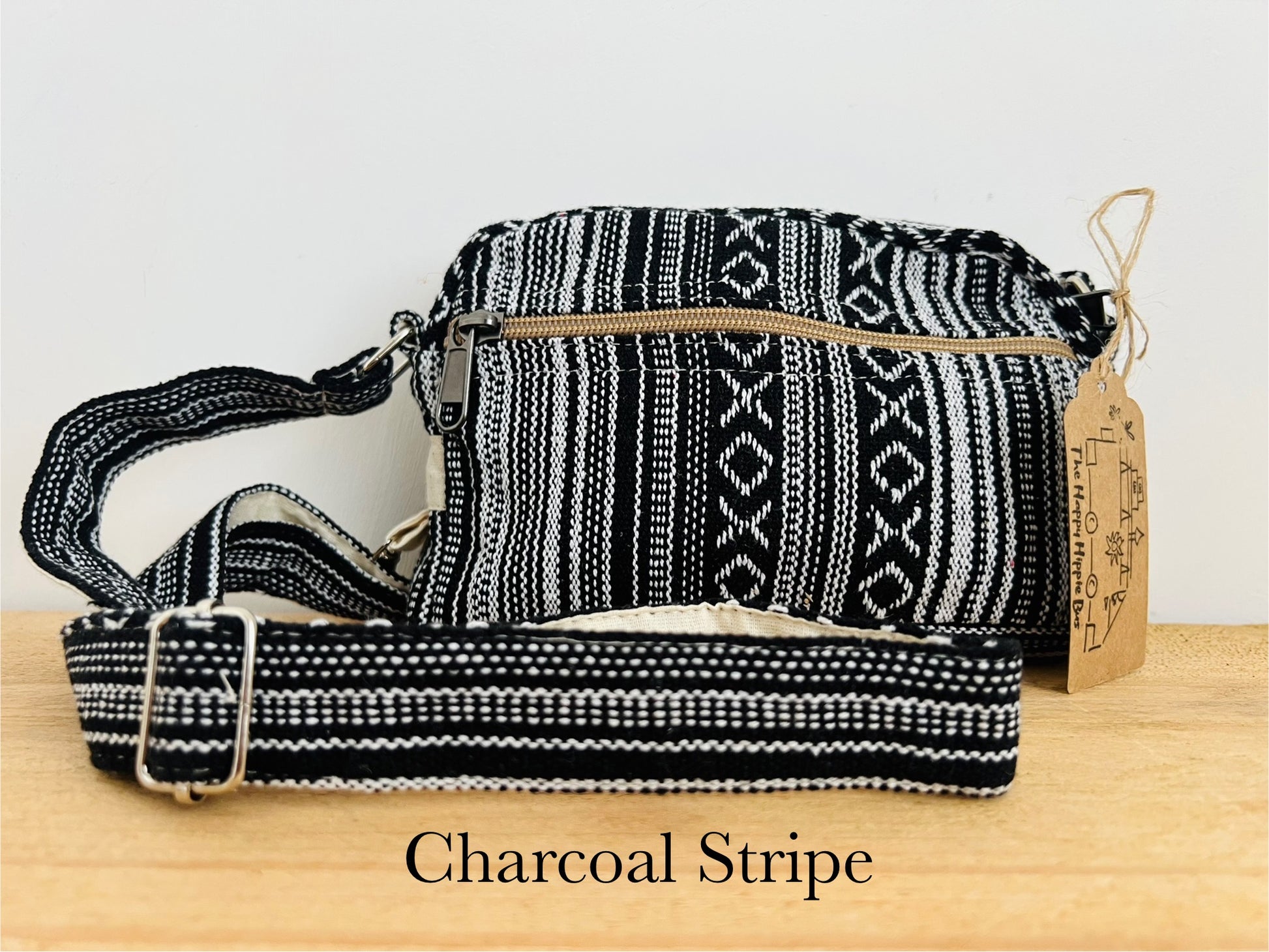 Handmade Fair Trade Ethical Bohemian Stripped Hippie Shoulder Bag 