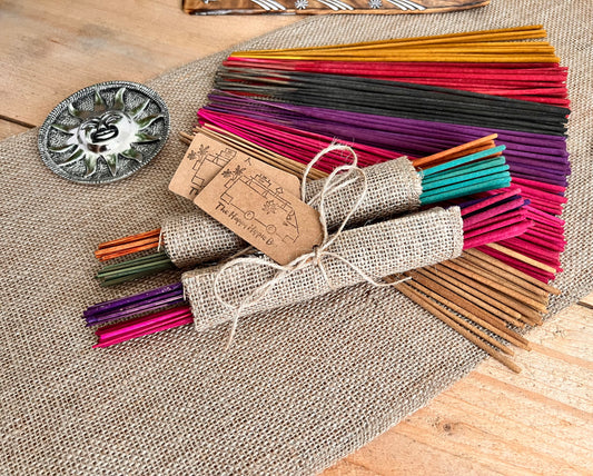 Handmade Fair Trade Ethically Sourced Incense Sticks Indian Mixed Bundle Plastic Free Custom Bundle 