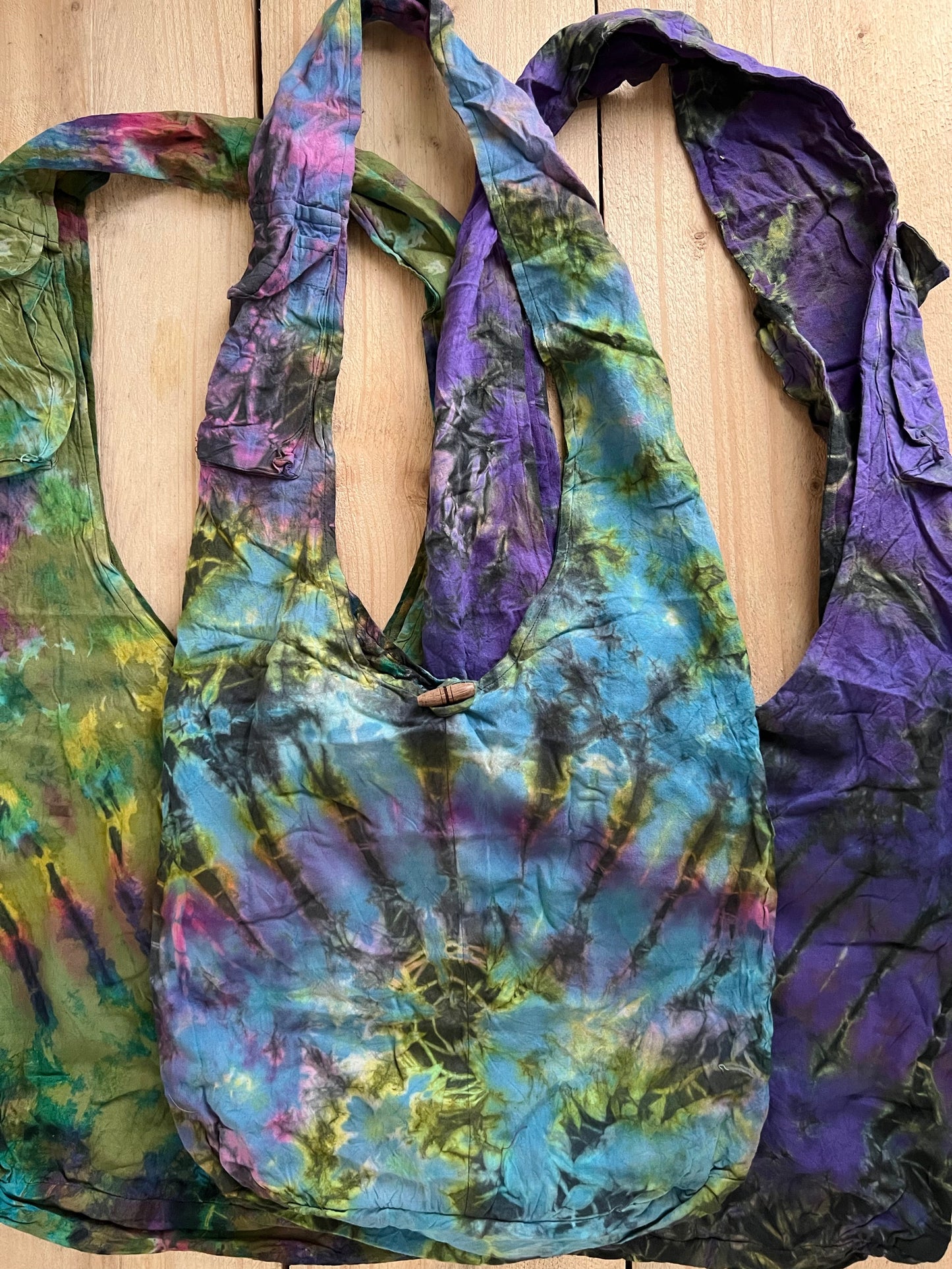 tie dye shoulder bag 