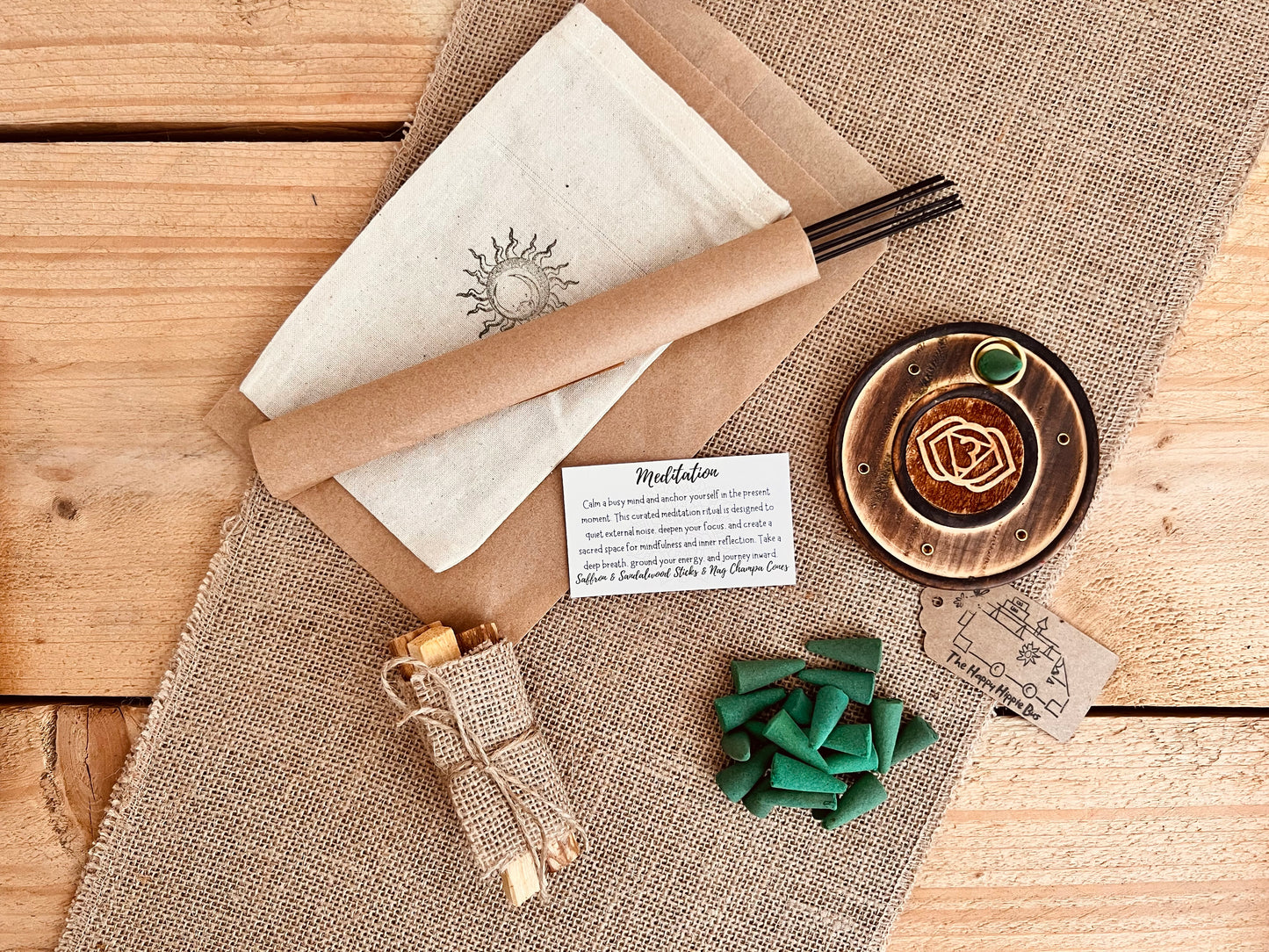 Incense Gift Box, Positivity, Meditation, Self Care, Cleansing Letter Box Gift