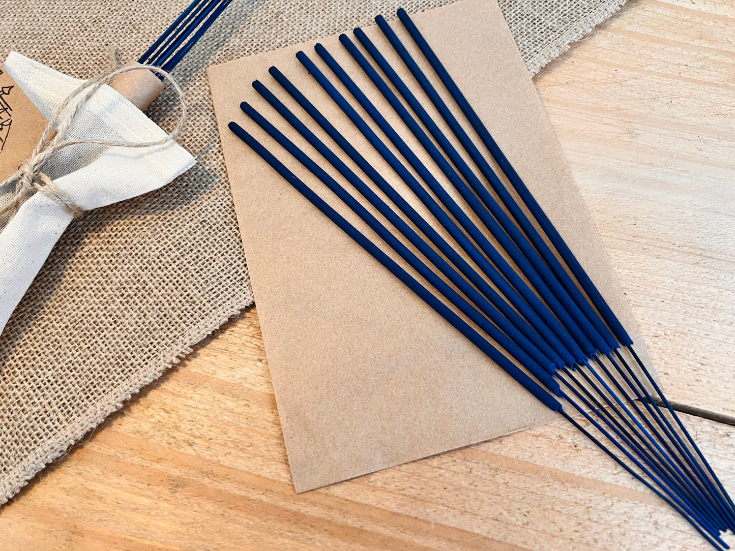 Lavender & Bergamot Hand Dipped Incense Sticks | Calming Floral Citrus Scent | Vegan Eco Plastic Free UK Made