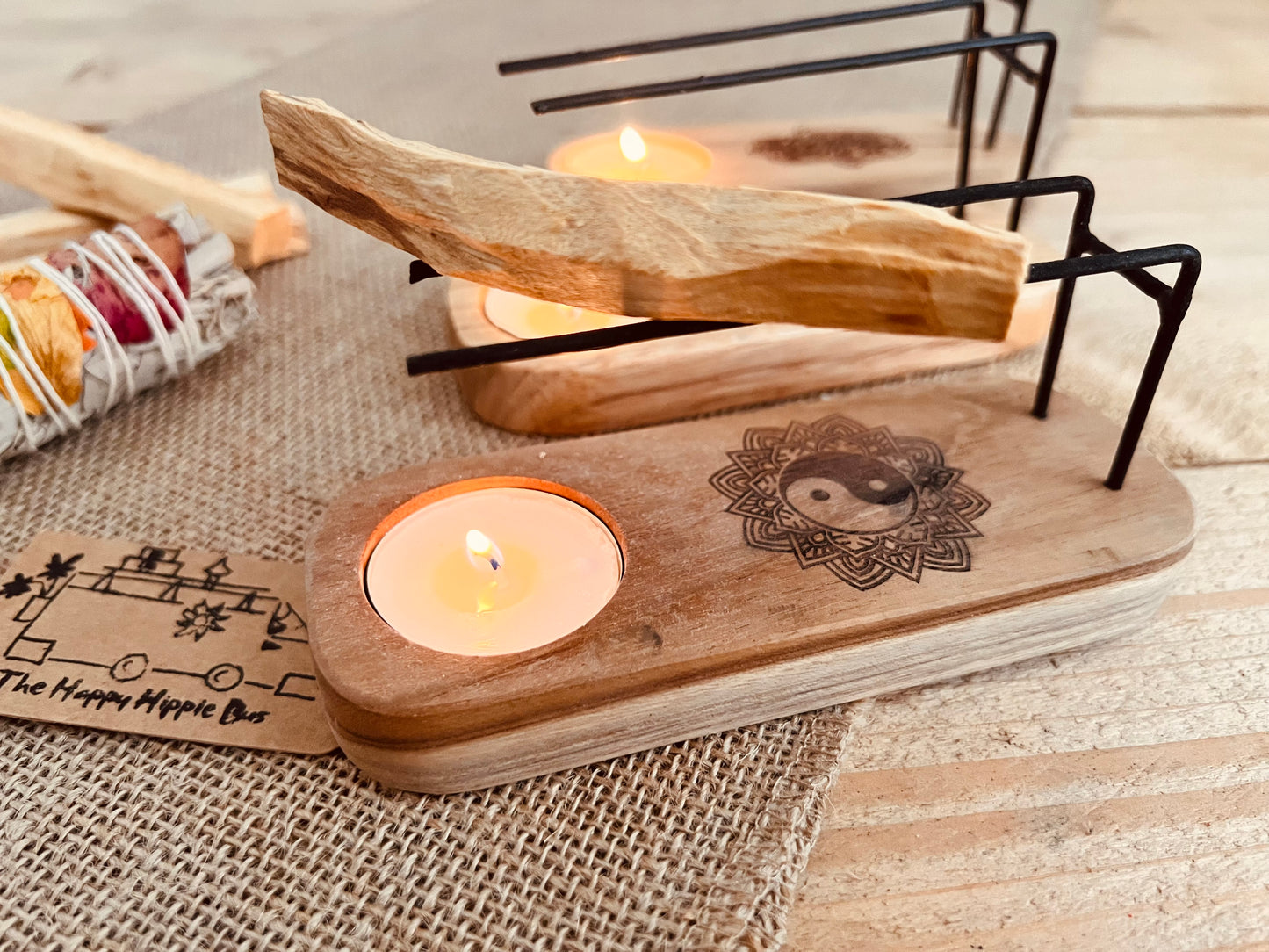 Palo Santo & Smudge Stick Heater  - Three Designs