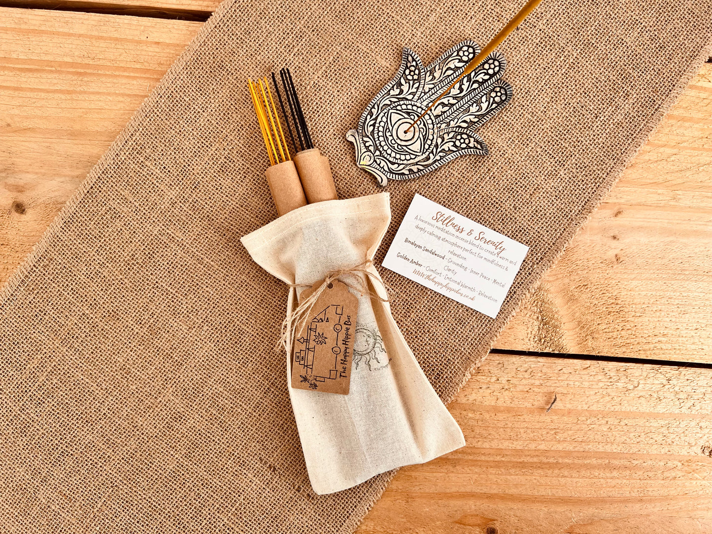 Stillness & Serenity Hand Dipped Incense Sticks Meditation Bundle