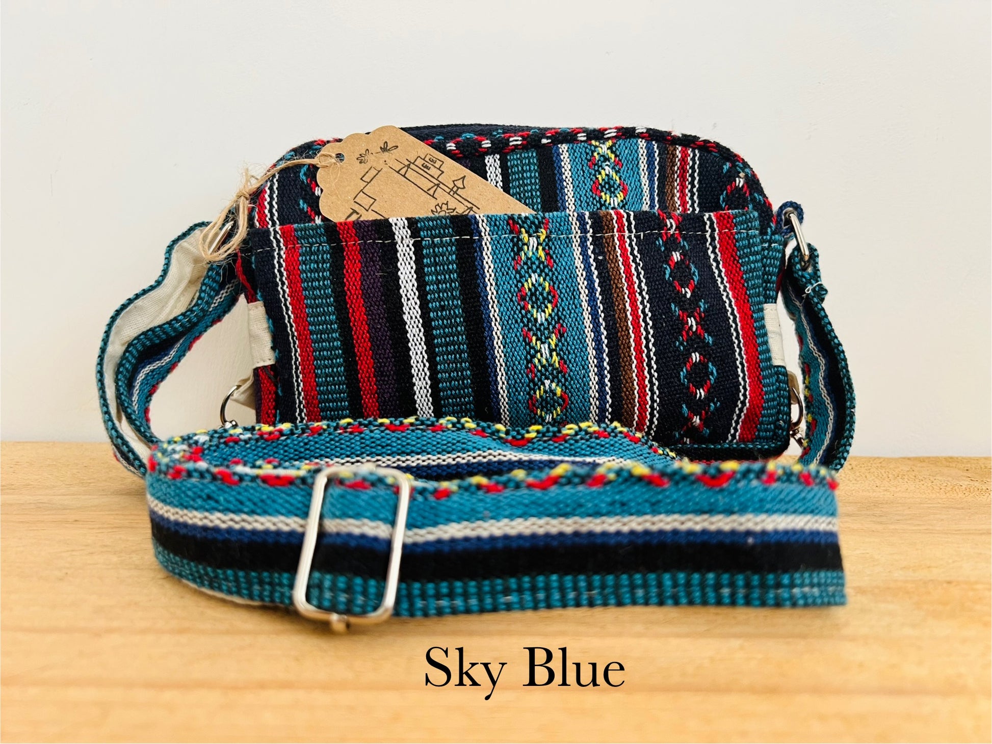 Handmade Fair Trade Ethical Bohemian Stripped Hippie Shoulder Bag 