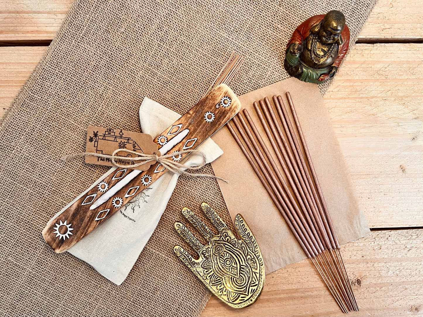 Rose & Orange Blossom Incense Sticks – Hand Dipped Floral Aromatherapy for Relaxation  Meditation Long UK Handmade