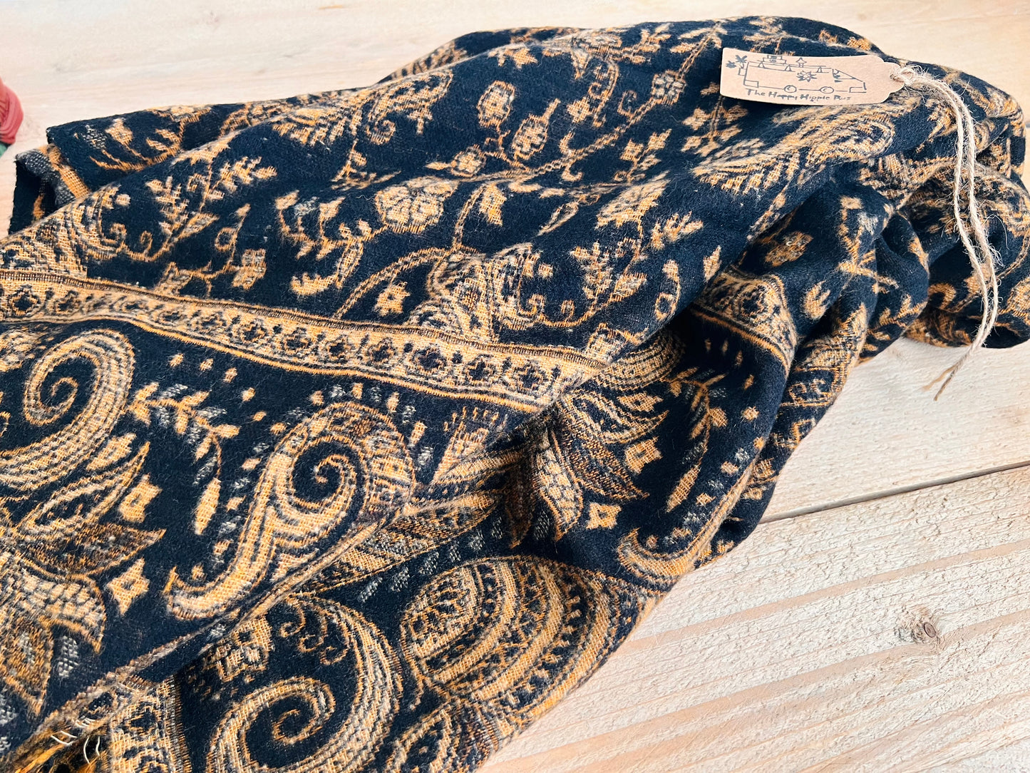 Large vintage tassels throw blanket bohemian hippie home decor