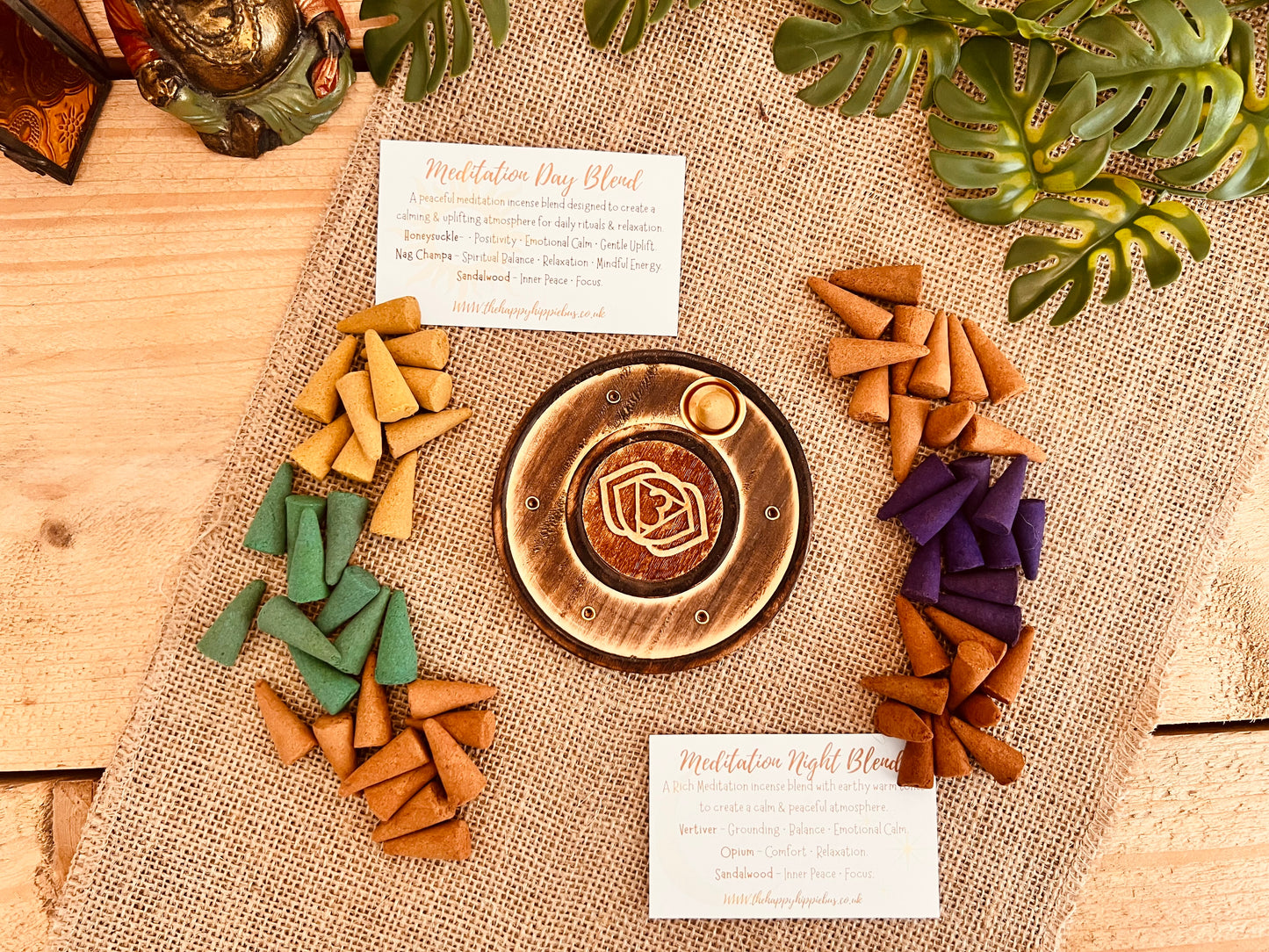Night & Day Meditation Incense Cones | Relax & Focus