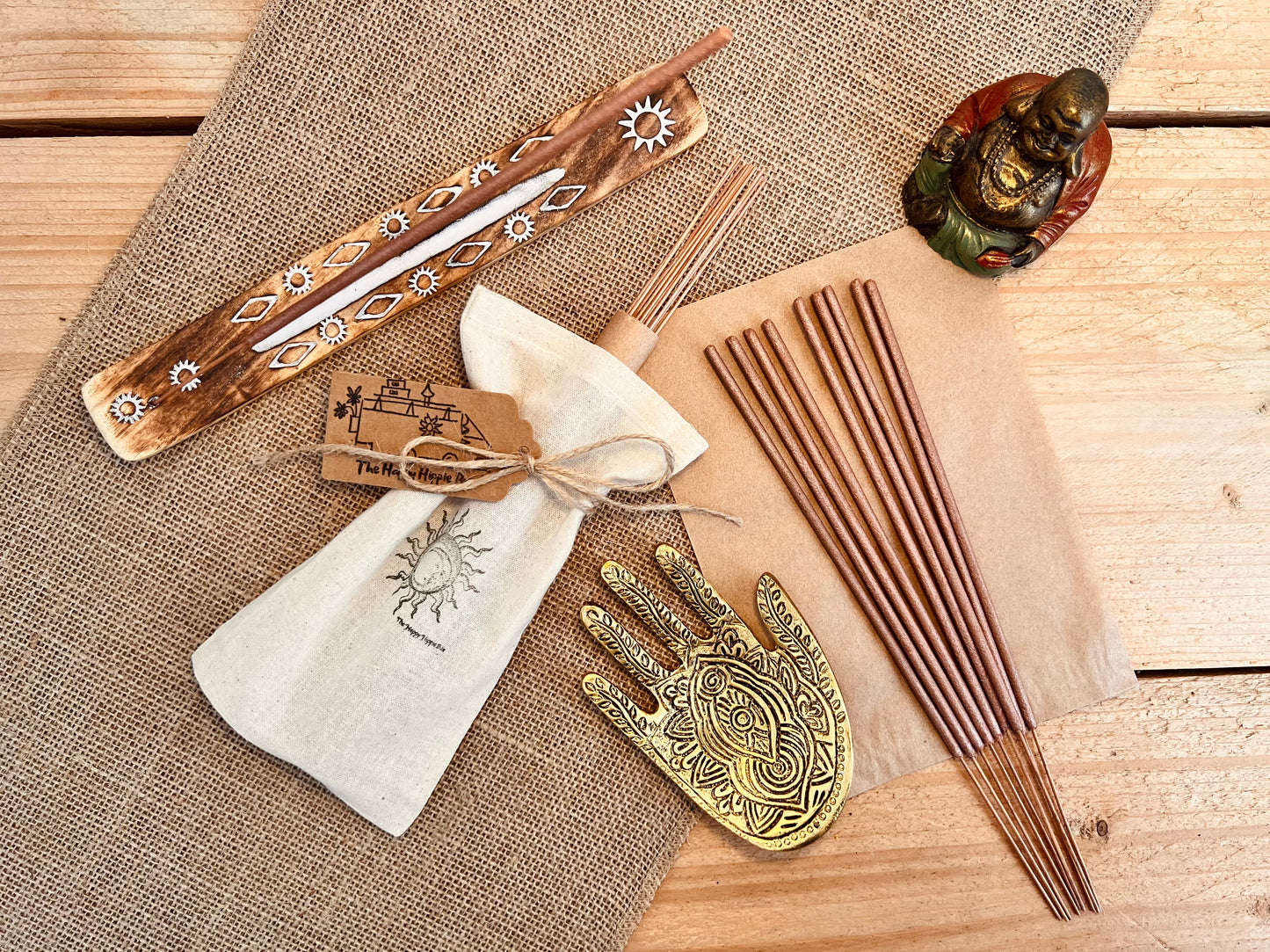 Rose & Orange Blossom Incense Sticks – Hand Dipped Floral Aromatherapy for Relaxation  Meditation Long UK Handmade