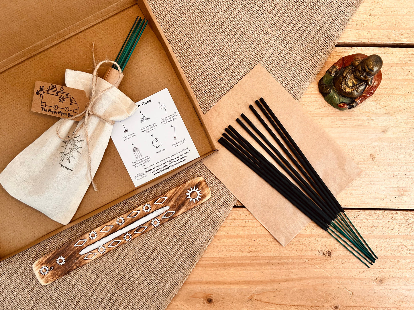 Nordic Forest Premium Incense Sticks – Hand Dipped, Plastic-Free, Slow 1 Hour Burn