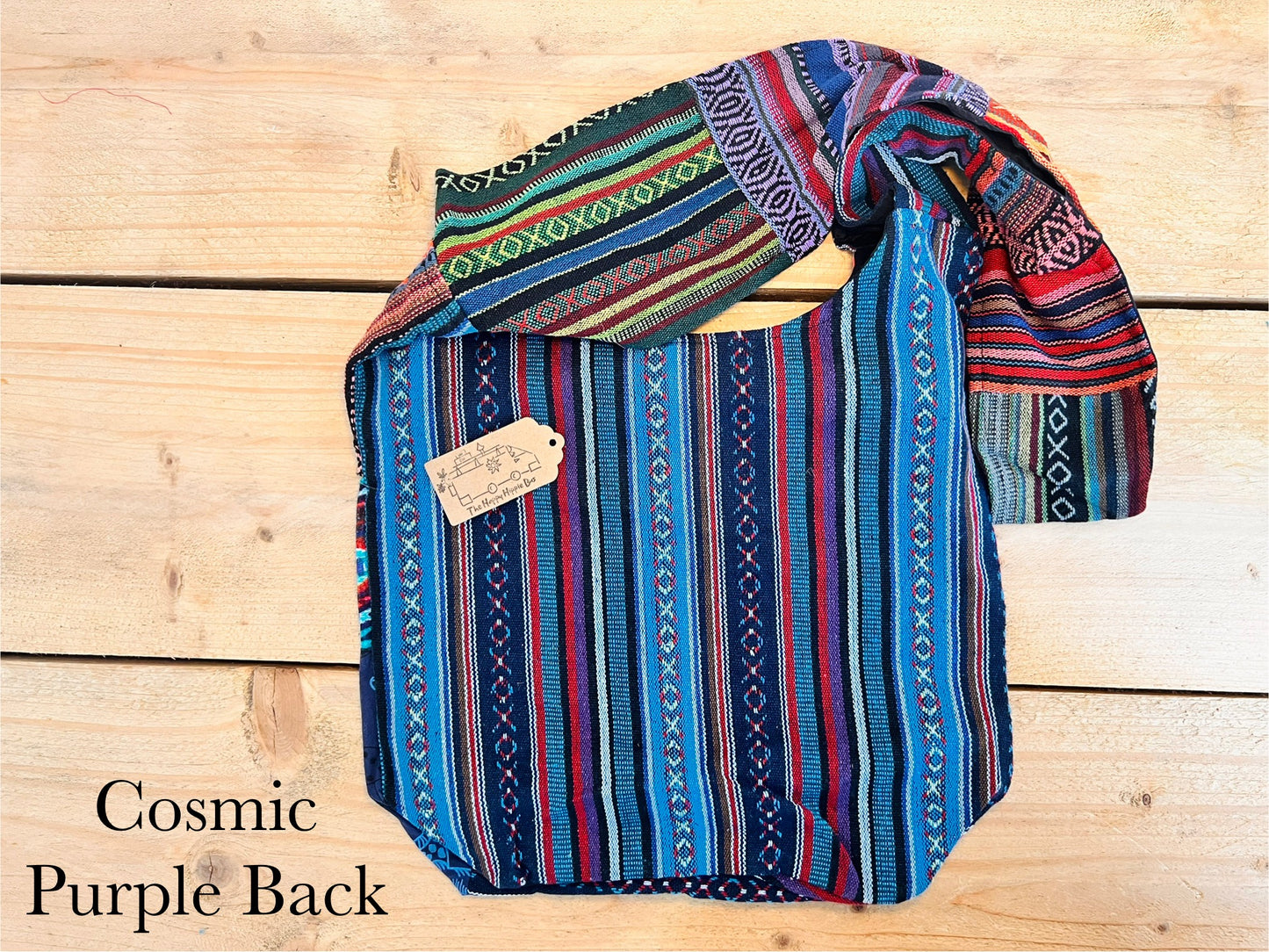 Gheri Patchwork Bohemian Hippie Shoulder Bag Mushroom Design