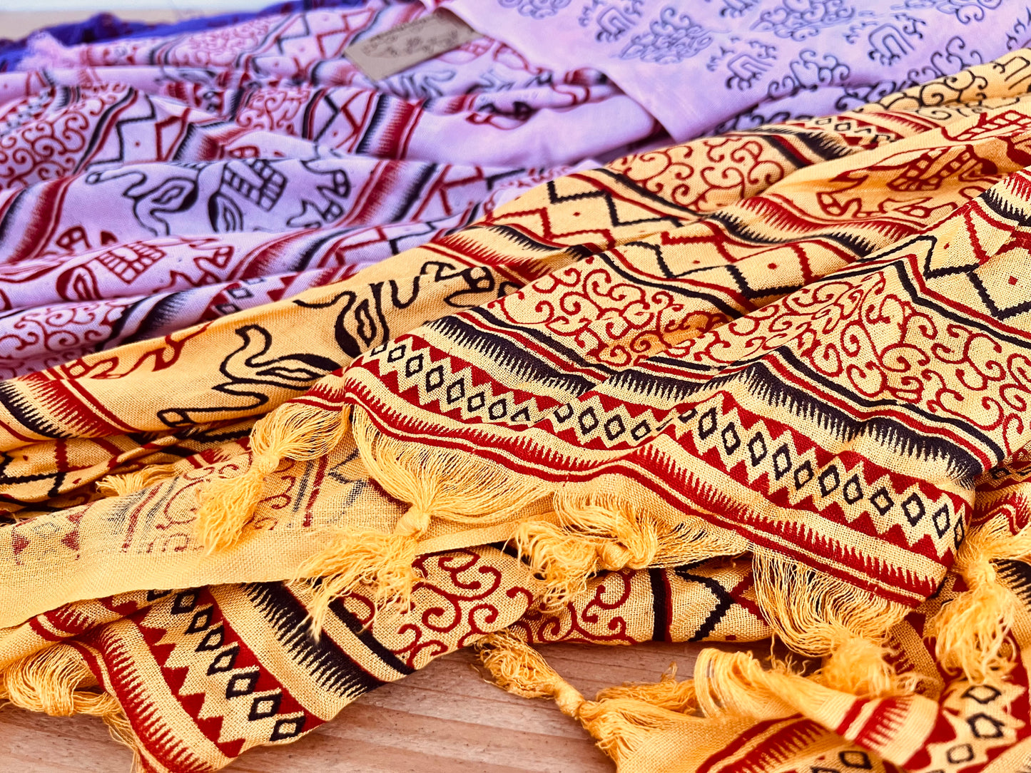 Mandala Print Boho Scarf