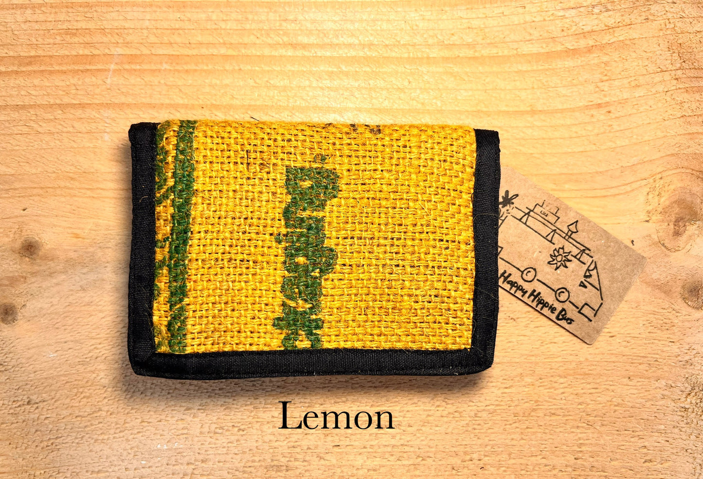 Bohemian Recycled Rice Sack Wallet