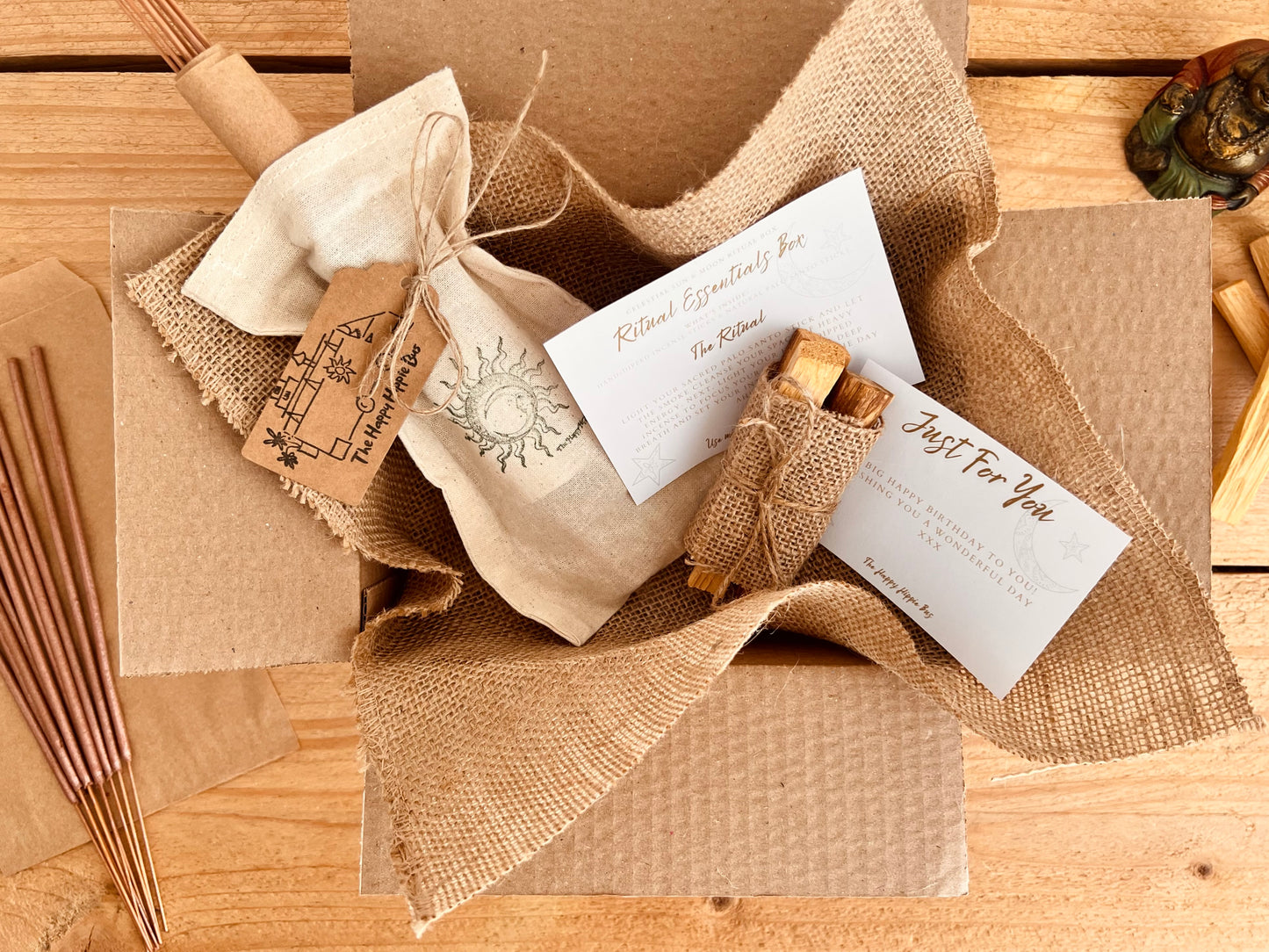 Celestial Sun and Moon Gift Box - Incense Ritual Gift Set