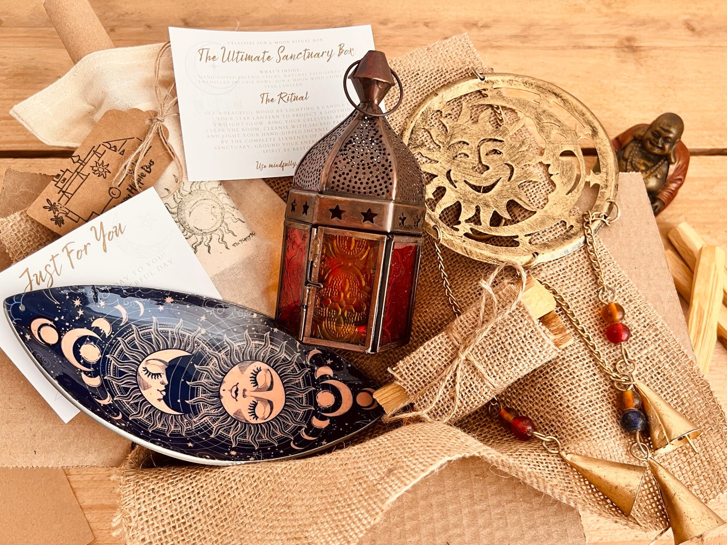 Celestial Sun and Moon Gift Box - Incense Ritual Gift Set