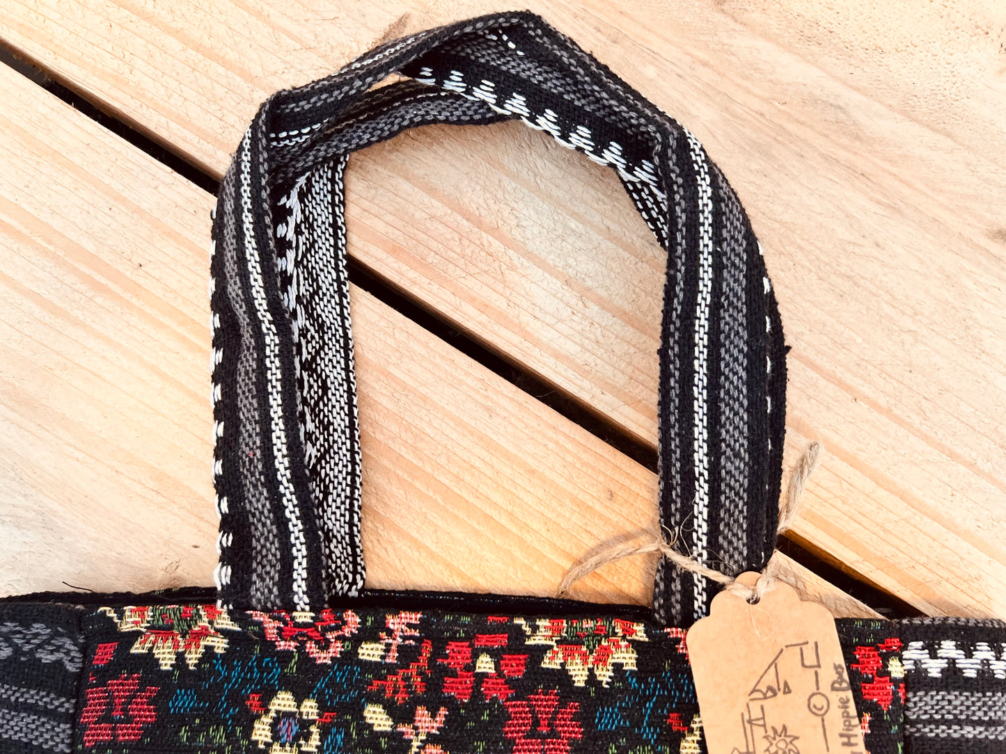 Elephant Print Handbag Bohemian Style