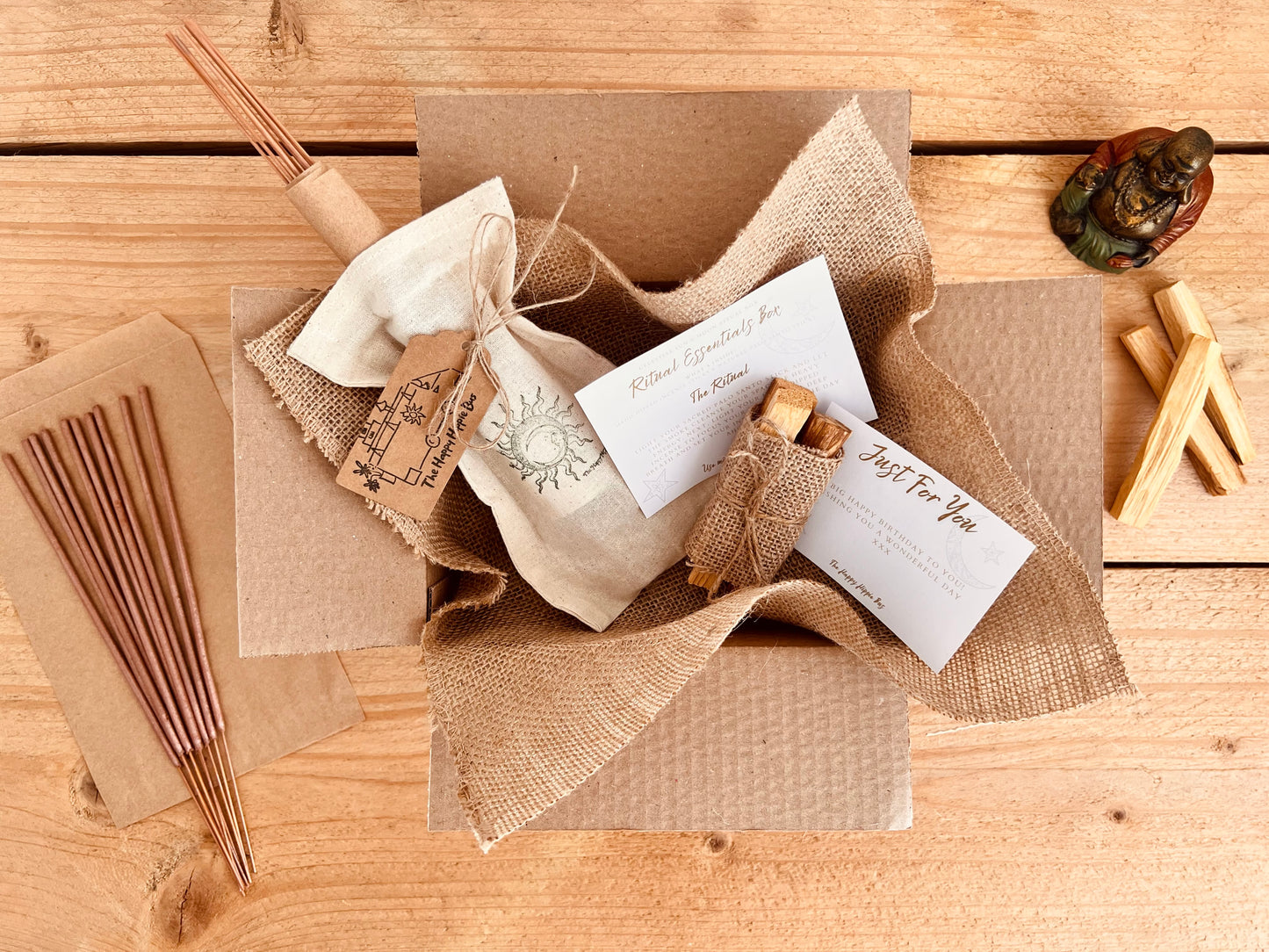 Celestial Sun and Moon Gift Box - Incense Ritual Gift Set