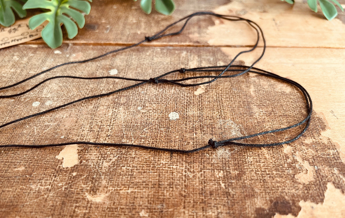 Faux Bone Tribal Horn Necklace | Vegan Resin Cord Choker