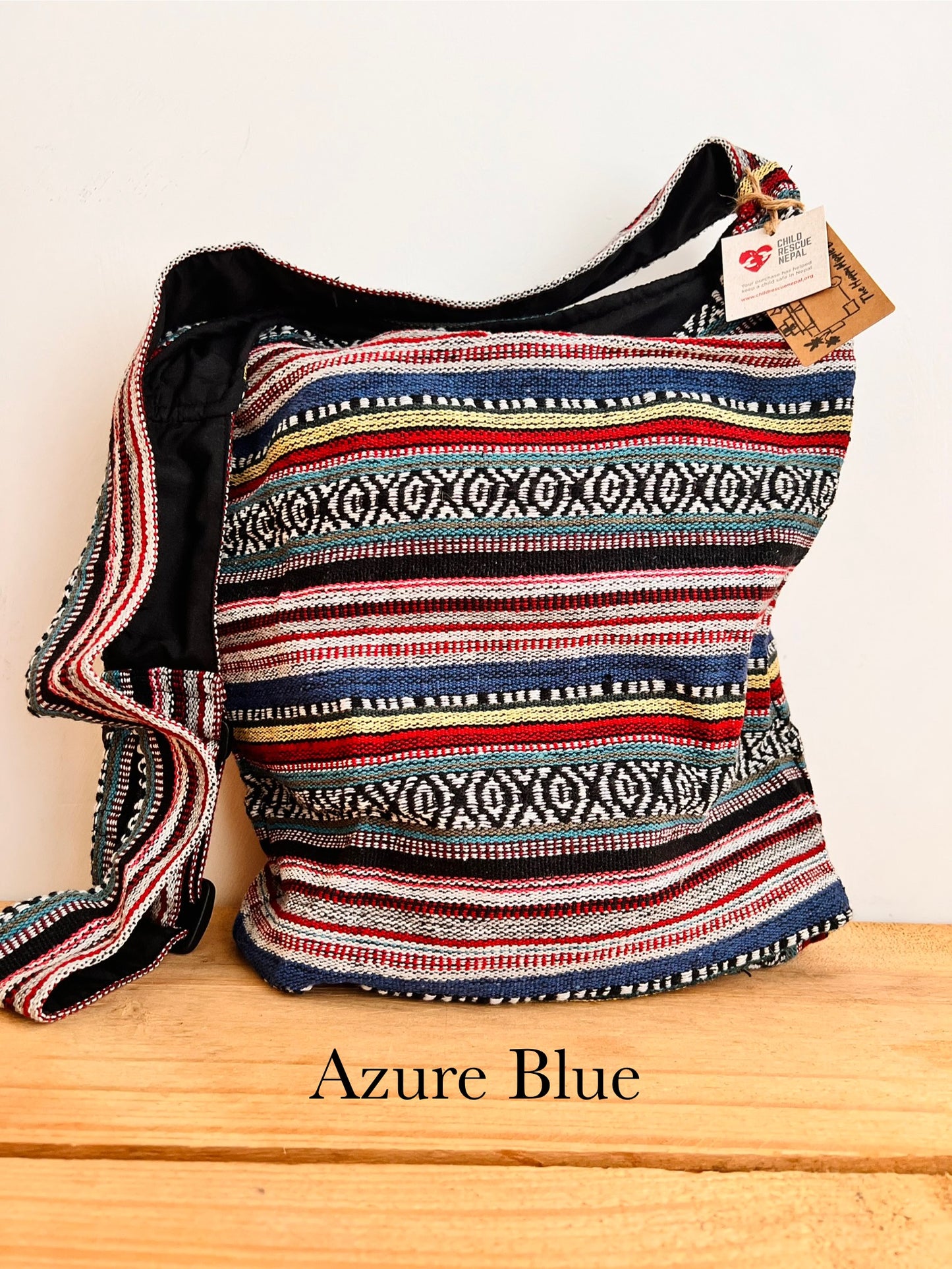 Multi Stripe Hippie Shoulder Bag