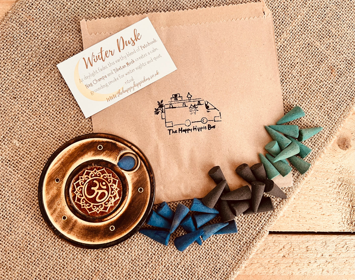 Winter Incense Cones – Handcrafted Seasonal Incense | Winter Dawn & Winter Dusk