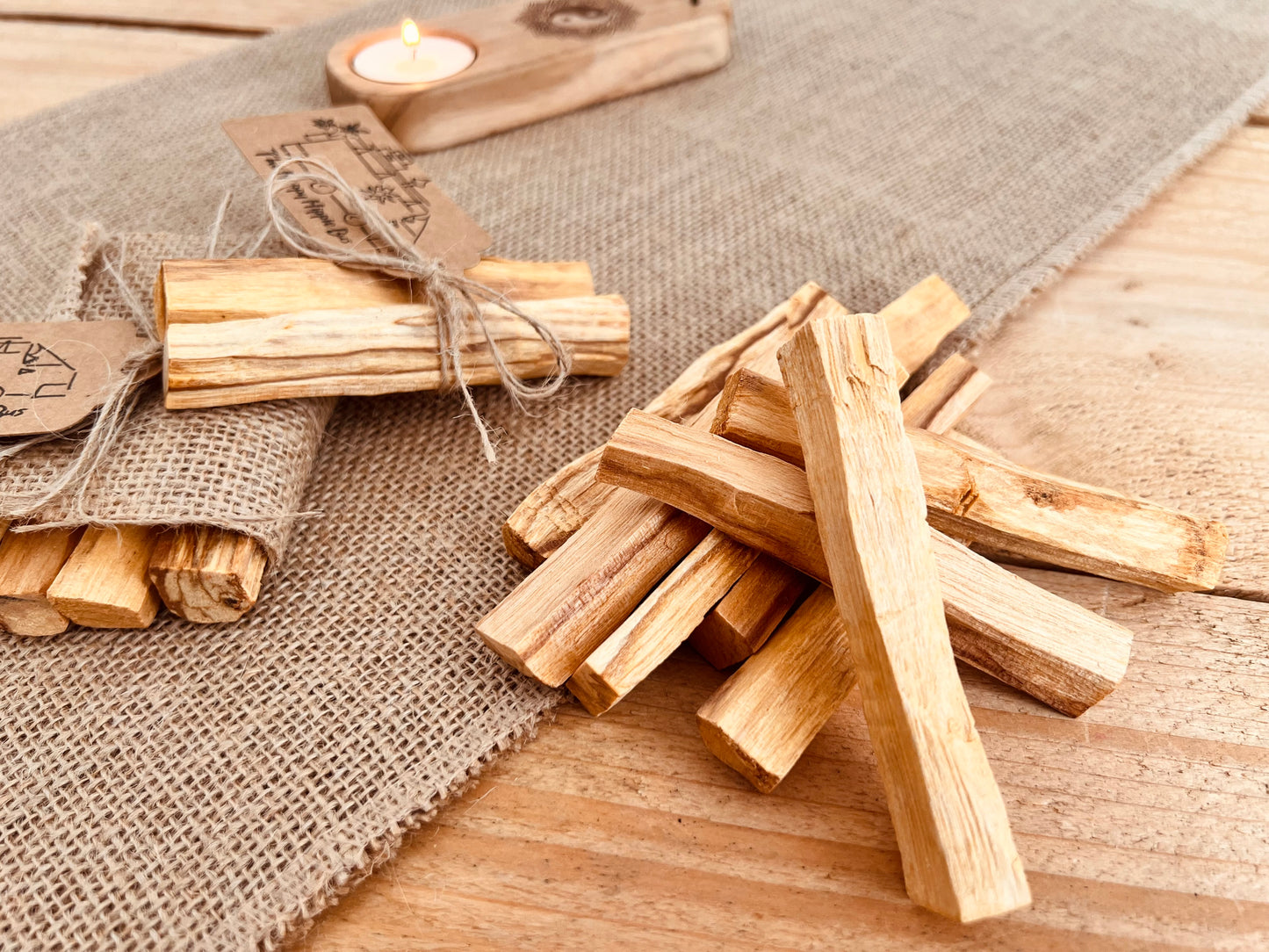 Palo Santo Natural Wooden Sticks - Cleansing, Spiritual Incense