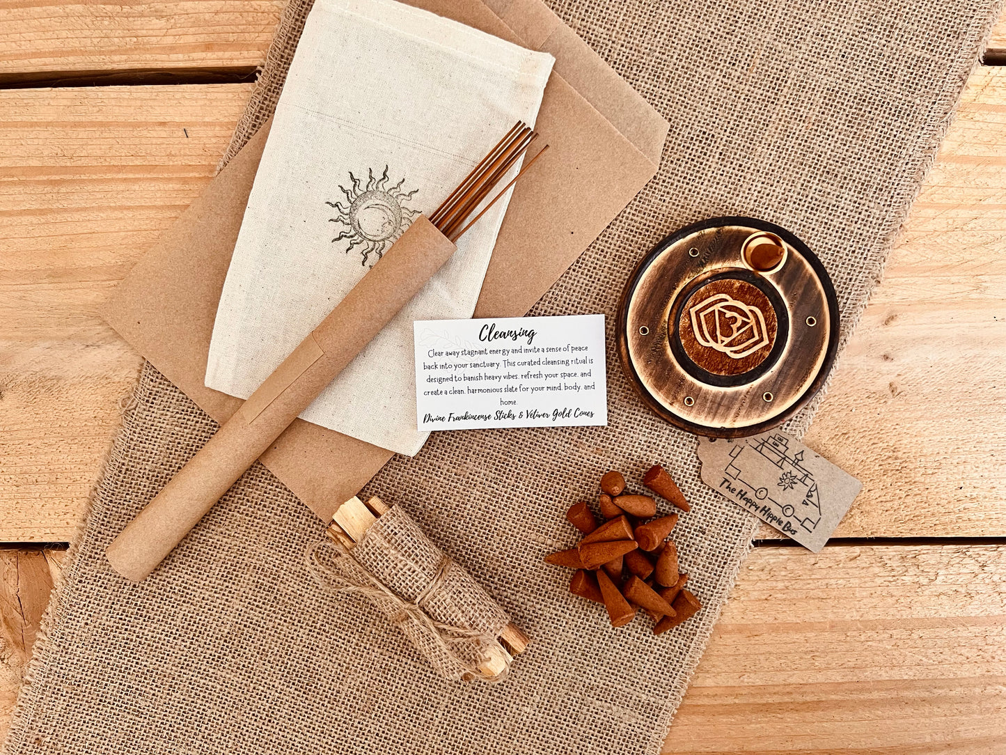 Incense Gift Box, Positivity, Meditation, Self Care, Cleansing Letter Box Gift