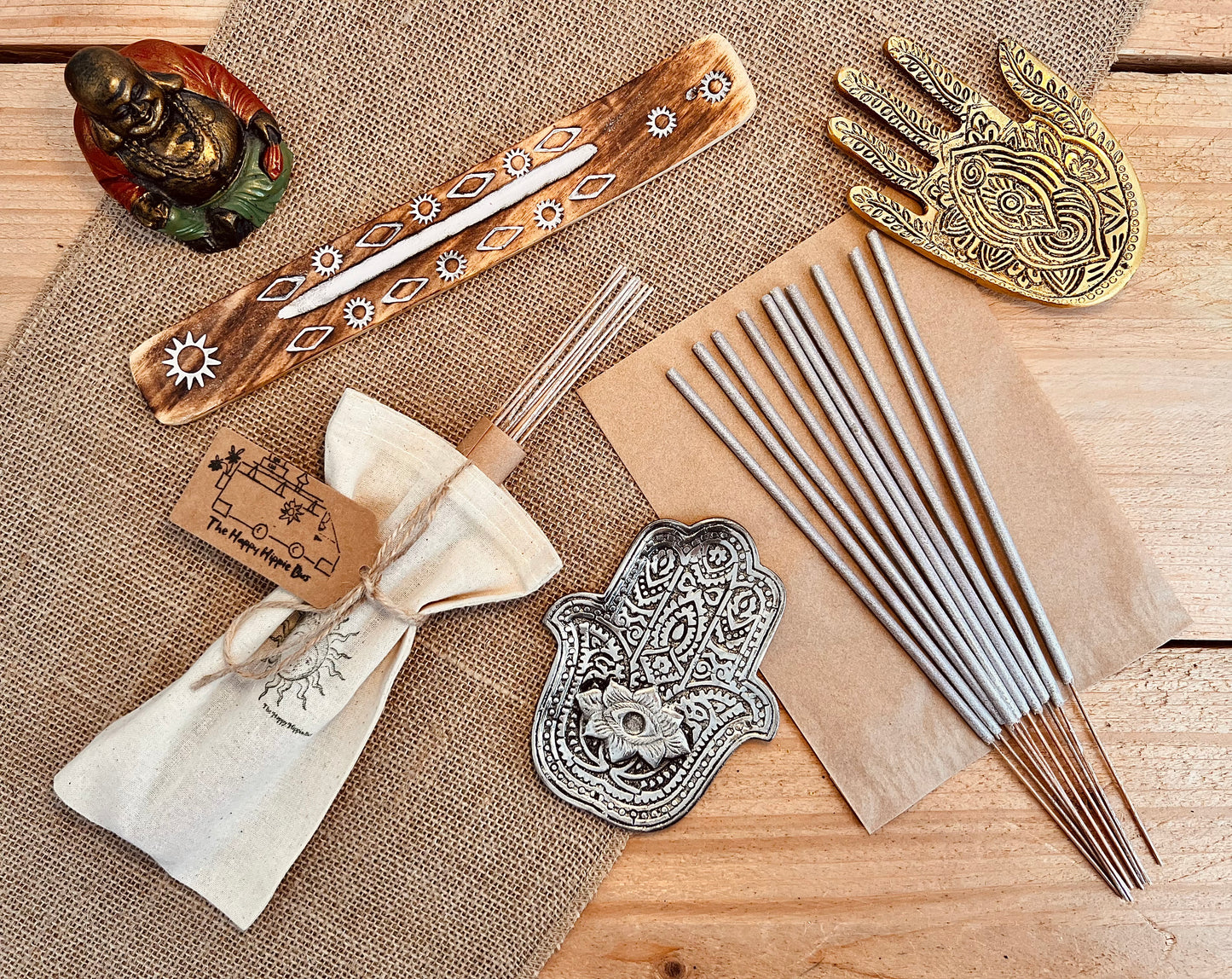 Wildflower Calm Premium Incense Sticks - Hand Dipped, Plastic-Free, Slow 1 Hour Burn
