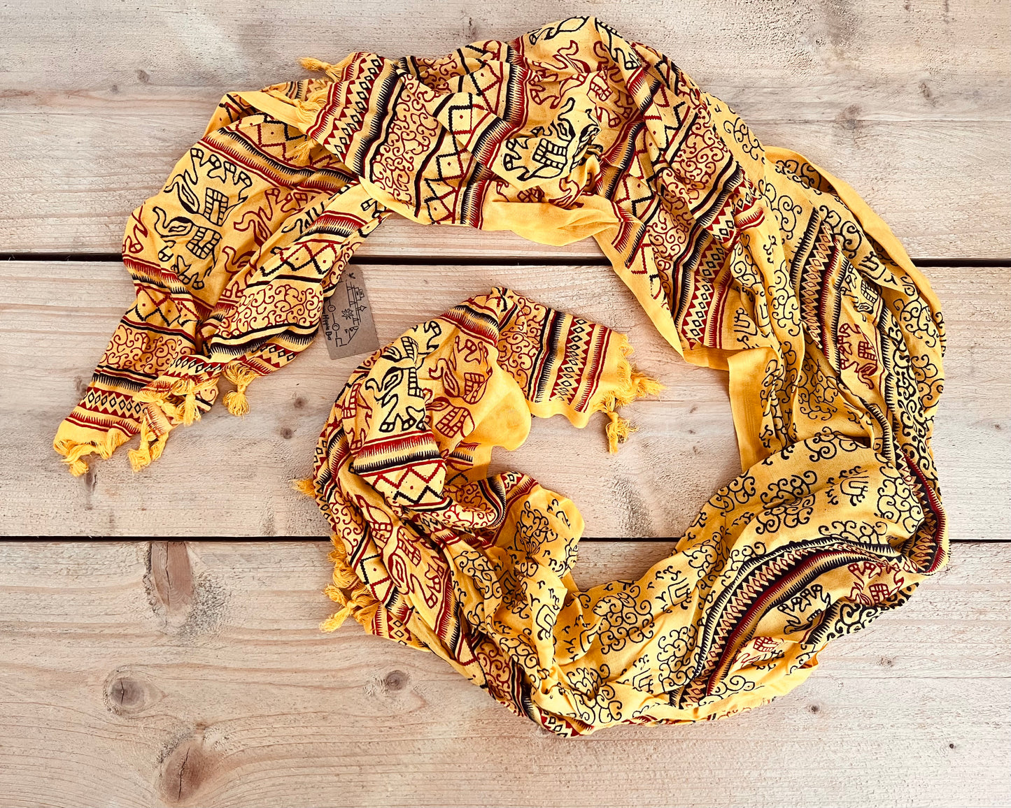 Mandala Print Boho Scarf