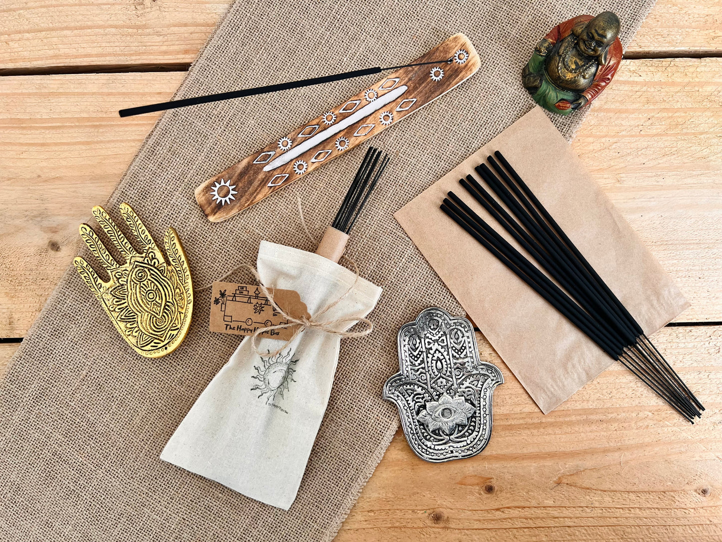 Black Pomegranate Hand Dipped Incense Sticks Fruity Spiced Scent Handmade Vegan Eco