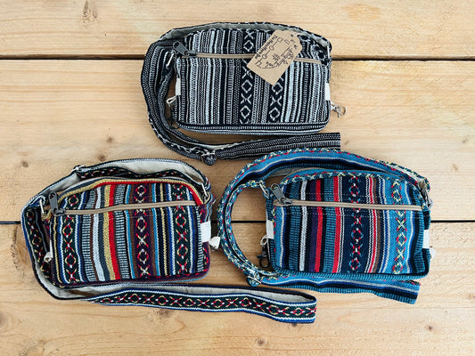 Handmade Fair Trade Ethical Bohemian Stripped Hippie Shoulder Bag 