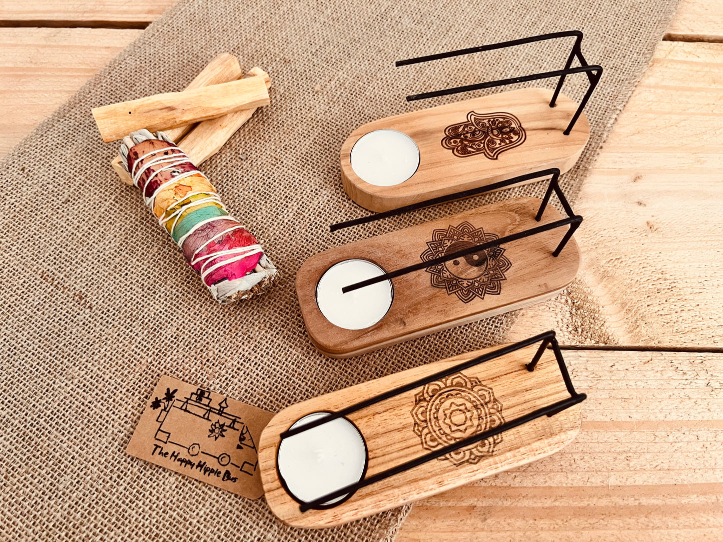 Palo Santo & Smudge Stick Heater  - Three Designs