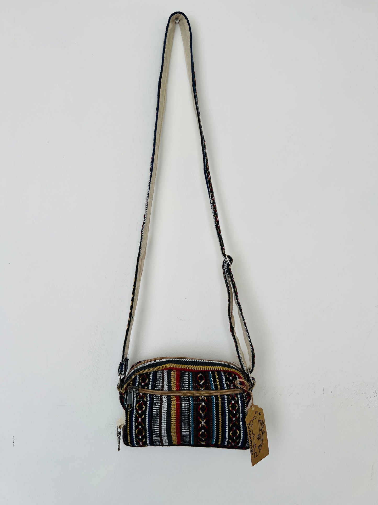 Handmade Fair Trade Ethical Bohemian Stripped Hippie Shoulder Bag 
