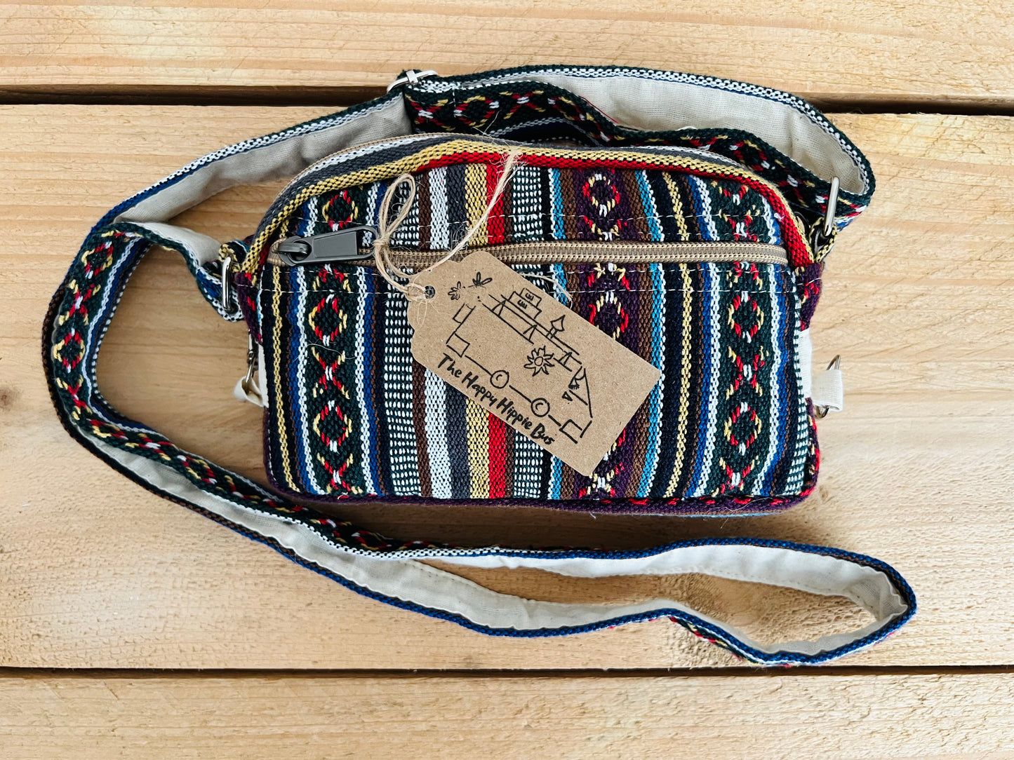 Mini Stripe Bohemian Shoulder Bag
