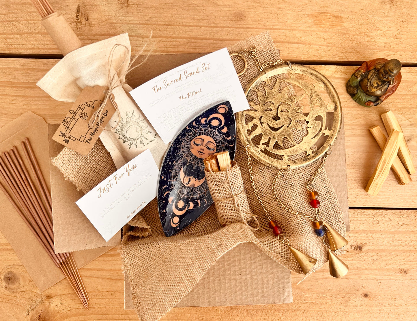 Celestial Sun and Moon Gift Box - Incense Ritual Gift Set