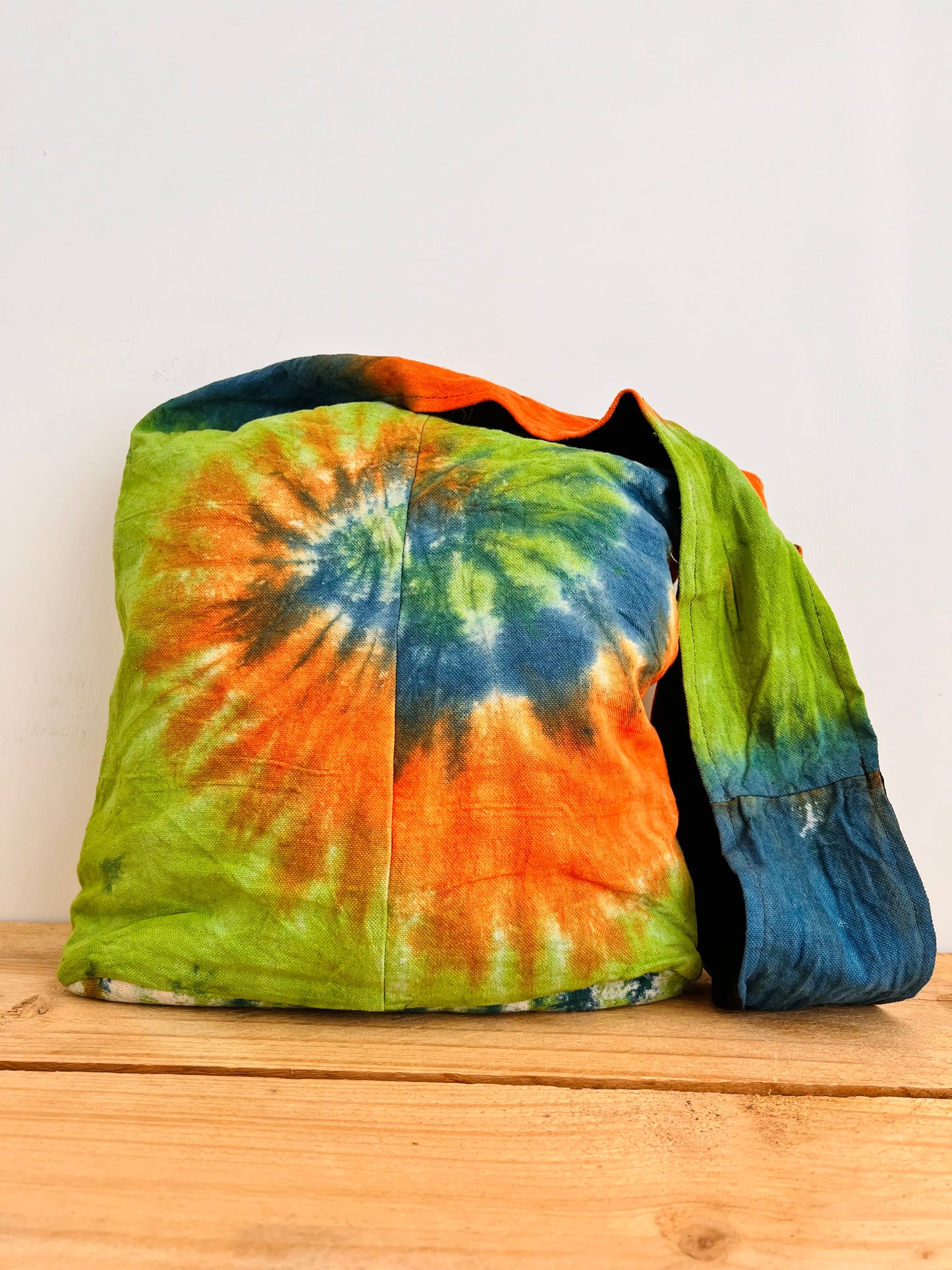 Sun Print Tie-Dye Shoulder Bag