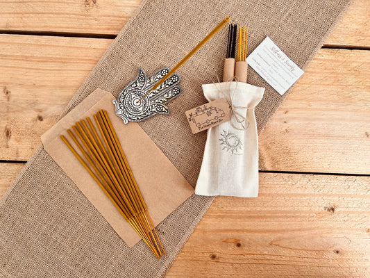 Stillness & Serenity Hand Dipped Incense Sticks Meditation Bundle