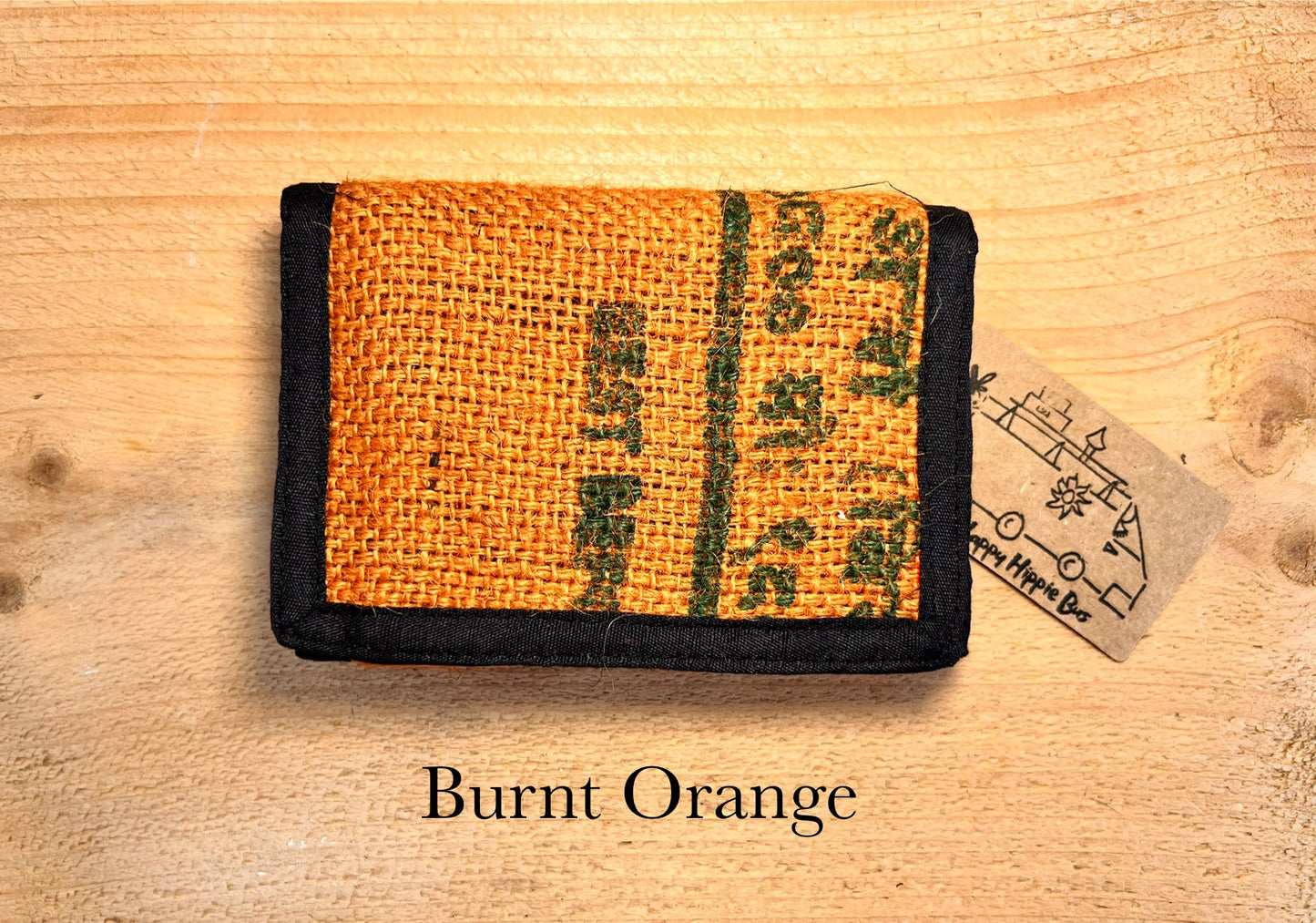 Bohemian Recycled Rice Sack Wallet