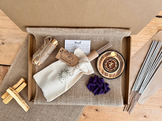 Incense Gift Box, Positivity, Meditation, Self Care, Cleansing Letter Box Gift