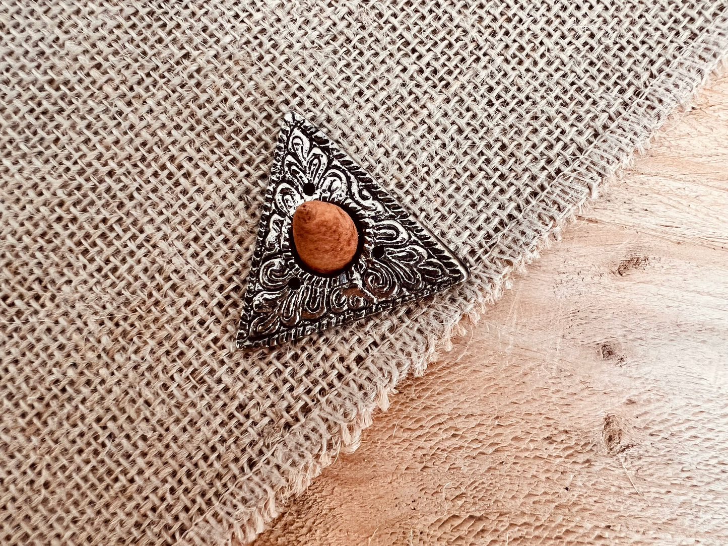 Mini Silver Incense Cone Holder