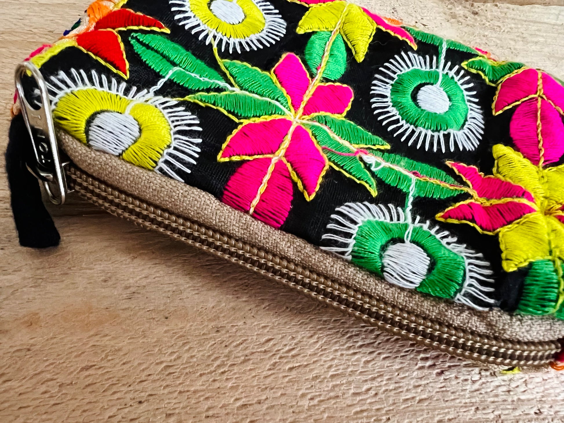 Hand Embroidered Coin Purse 