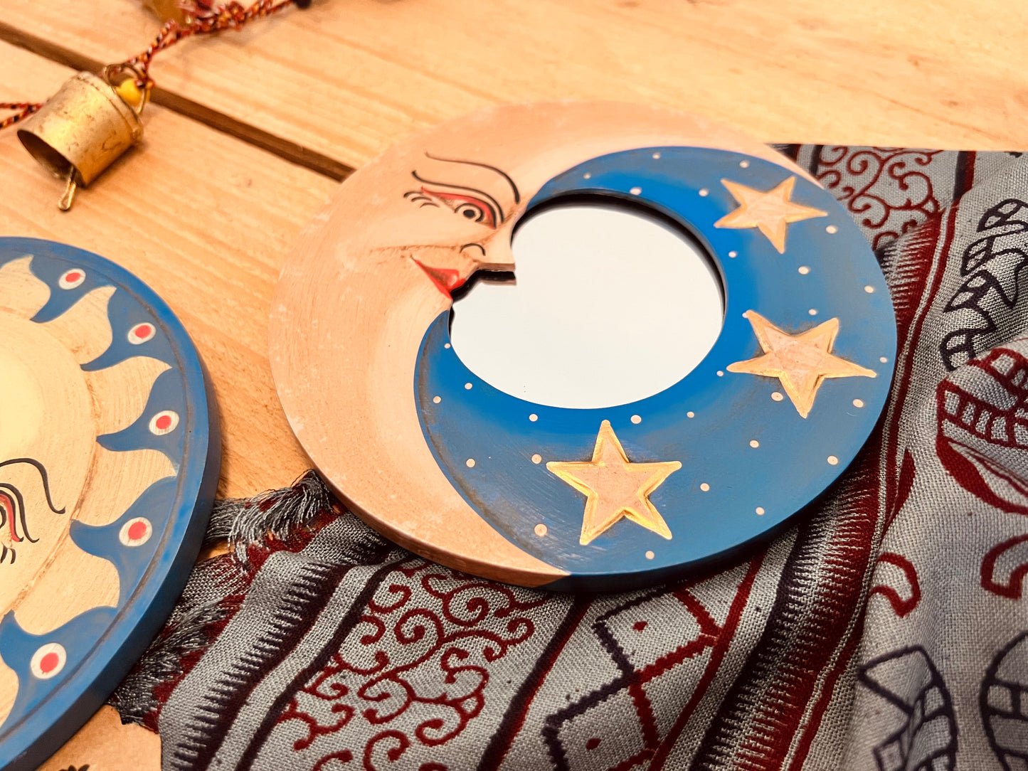Celestial Moon Mirrors - Set of Two