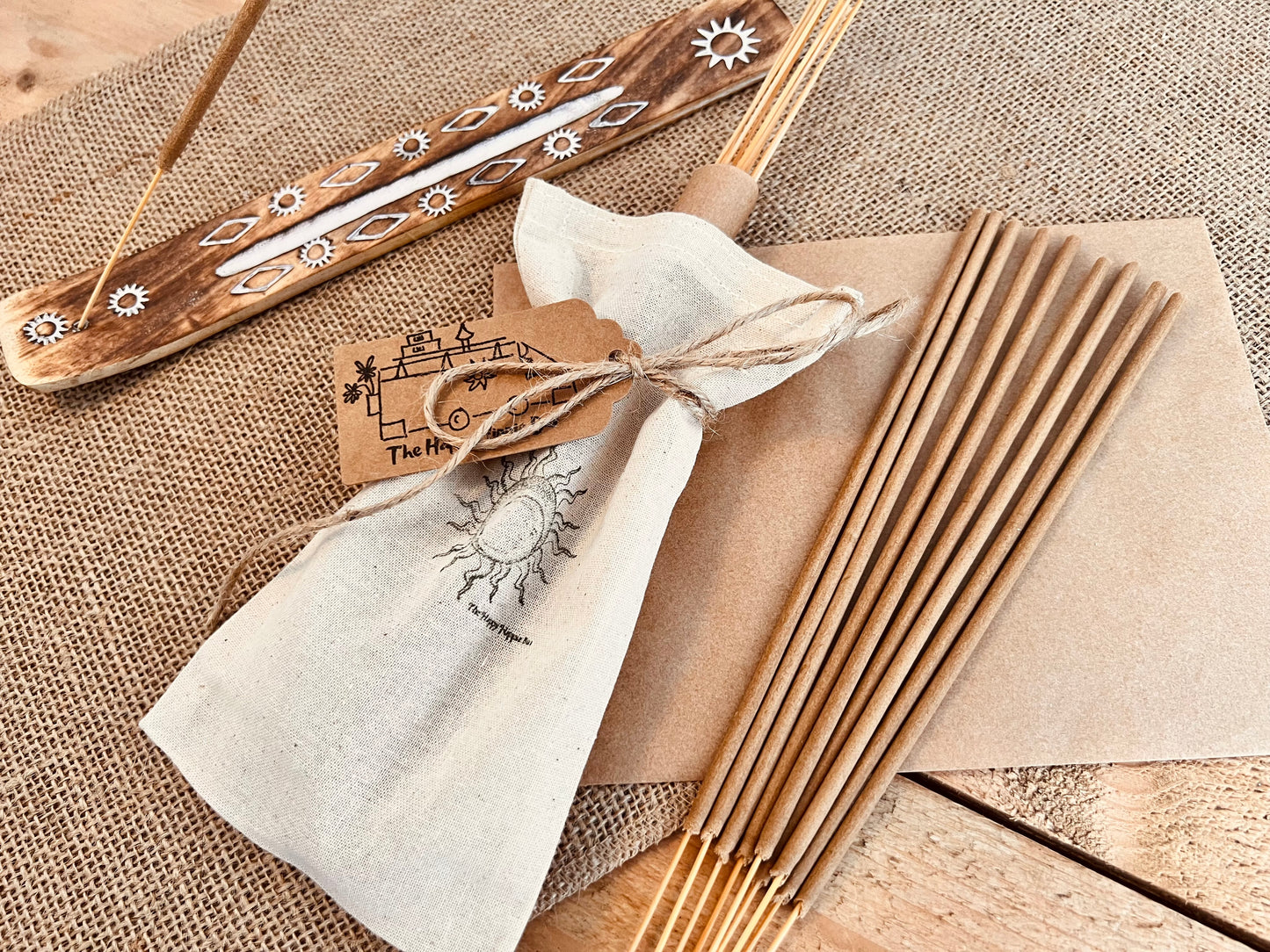 Palo Santo Premium Incense Sticks – Hand Dipped, Plastic-Free, Slow 1 Hour Burn