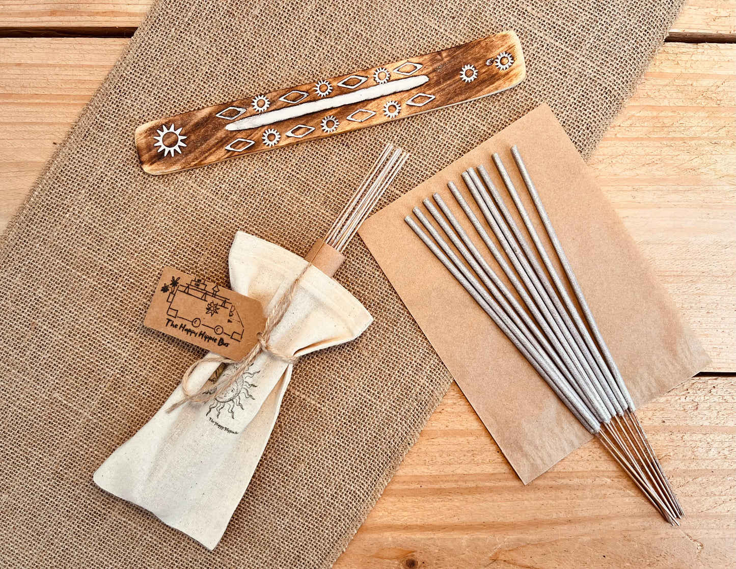 Wildflower Calm Premium Incense Sticks - Hand Dipped, Plastic-Free, Slow 1 Hour Burn