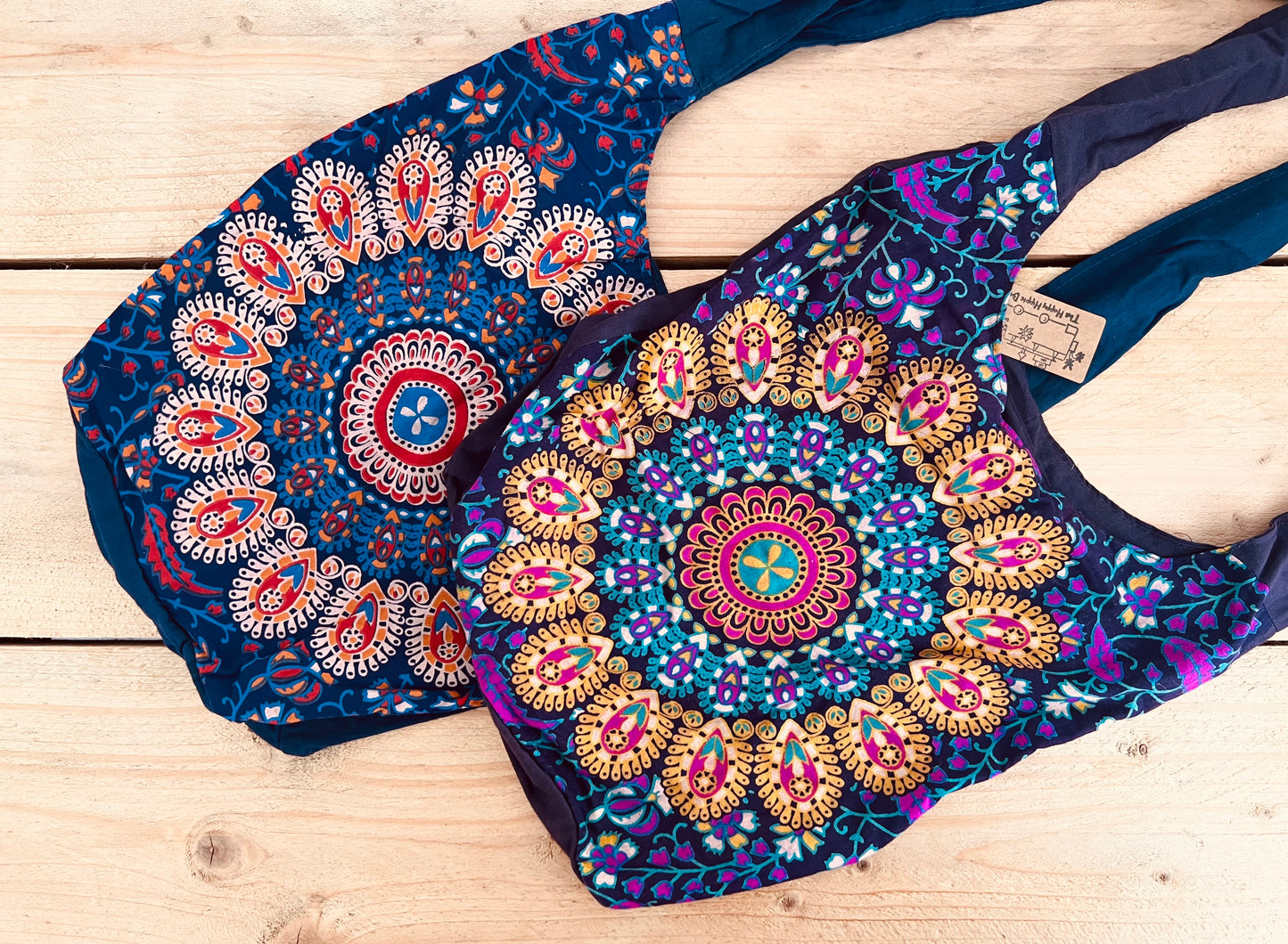 Peacock Mandala Print Shoulder Bag