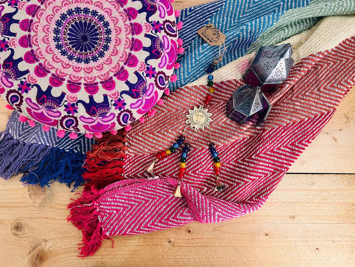 Hippie Home Decor Set - Boho, Meditation & Relaxation Bundle