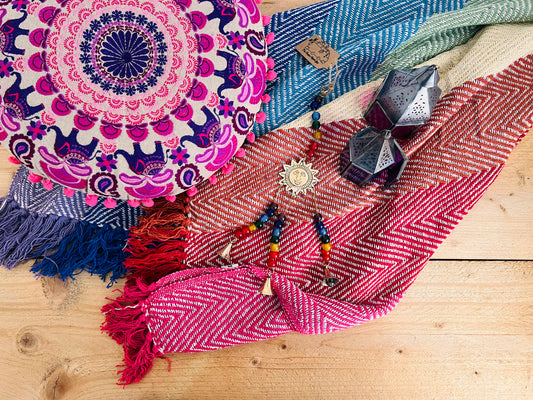 Hippie Home Decor Set - Boho, Meditation & Relaxation Bundle