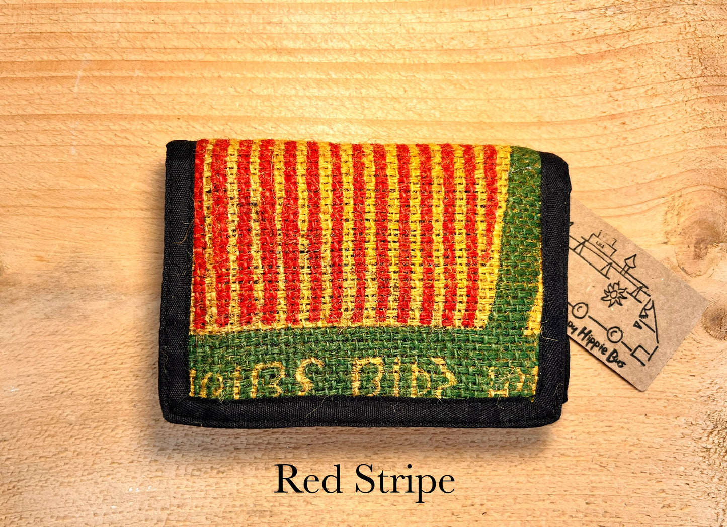Bohemian Recycled Rice Sack Wallet